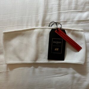 Balmain x H&M White Bandeau size 8